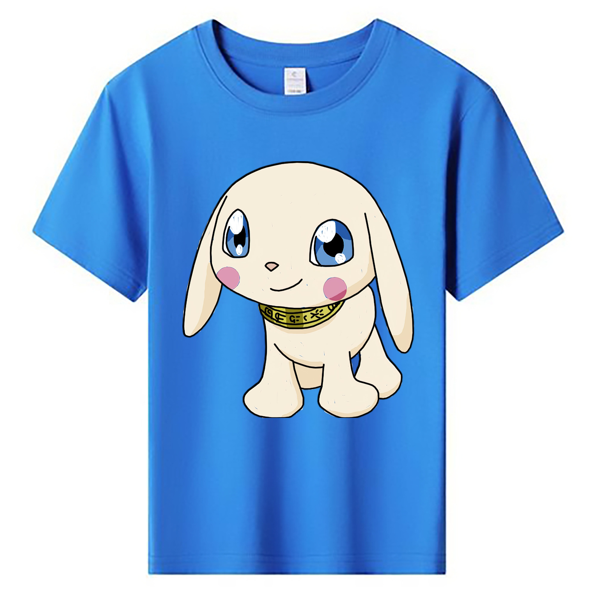 （画像用） Digimon デジタルモンスター/デジモン 綿100％キッズTシャツ（フロントプリント）